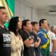 No sentido da leitura: Callegari, Maguinha, Magno Malta, Nikolas Ferreira e Gilvan da Federal. Foto: PL-ES