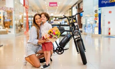 Shopping Mestre Álvaro irá sortear uma bicicleta elétrica no dia das mães. Foto: Divulgação