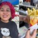 Erica vende batatas fritas há sete anos em Jardim Camburi e conquistou clientes com atendimento acolhedor, qualidade e muito capricho