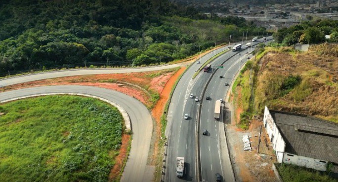 Trecho da BR-447. Foto: Divulgação/DNIT