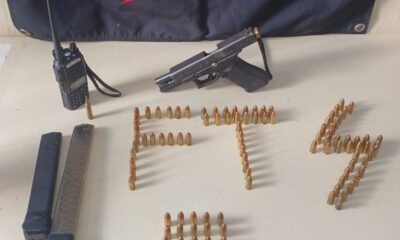 Material apreendido com o Gabriel em ação policial no bairro Cobi de Baixo