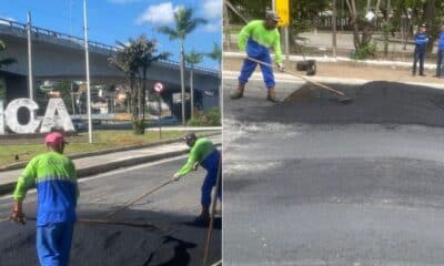 Novo quebra-mola em Cariacica