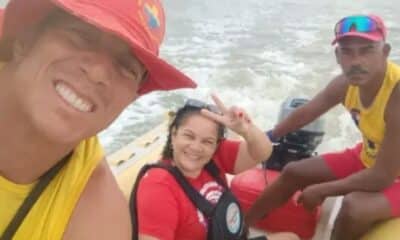 Praticante de canoa havaiana é resgatada em praia de Camburi, Vitória