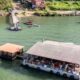 O restaurante flutuante Di Marino funcionava na Prainha da Glória, em Vila Velha. Foto: Divulgação