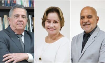 No sentido da leitura: José Paulo Calmon Nogueira da Gama, Janete Vargas Simões e Willian Silva