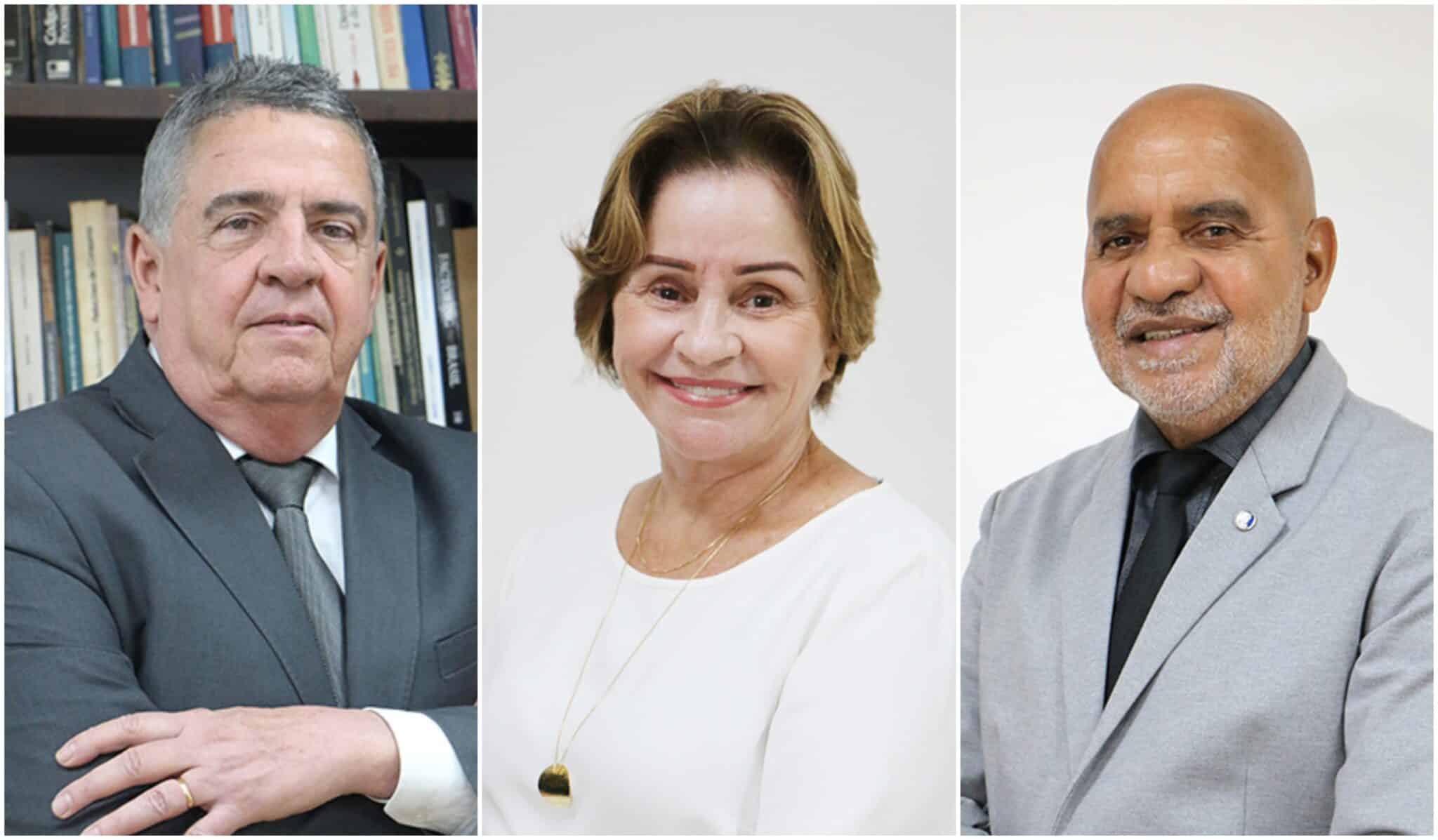 No sentido da leitura: José Paulo Calmon Nogueira da Gama, Janete Vargas Simões e Willian Silva