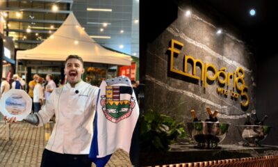 Chef João Vieira, premiado como melhor do Brasil em 2025, assume a cozinha do Empório 85 Wine Bar em Domingos Martins. Foto: Divulgação