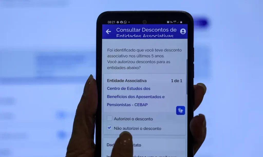 App do Meu INSS. Foto: Joédson Alves/Agência Brasil
