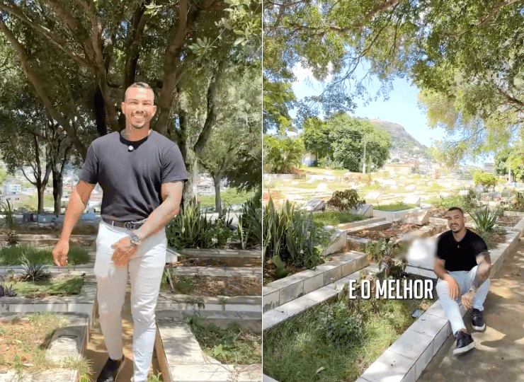 Corretor de imóveis Victor Afonso fez uma brincadeira ao dizer que tinha um imóvel especial para talarico. Foto: Reprodução