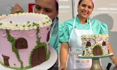 A criação da confeiteira Mariana Gama que encantou jurados pelo sabor e pela estética