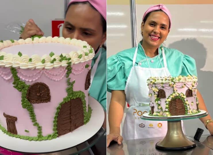 A criação da confeiteira Mariana Gama que encantou jurados pelo sabor e pela estética