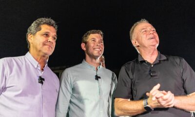 Ricardo Ferraço, Arnaldinho Borgo e Renato Casagrande