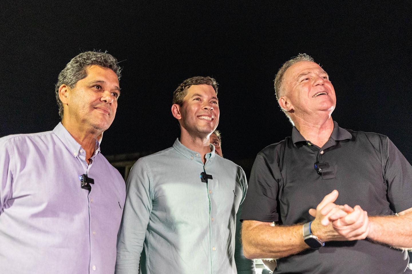 Ricardo Ferraço, Arnaldinho Borgo e Renato Casagrande