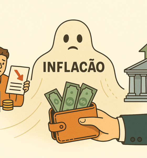 A inflação corrói silenciosamente o valor do seu dinheiro. Por isso, proteger-se é questão de estratégia, não de sorte. Fonte: Arquivo Pessoal