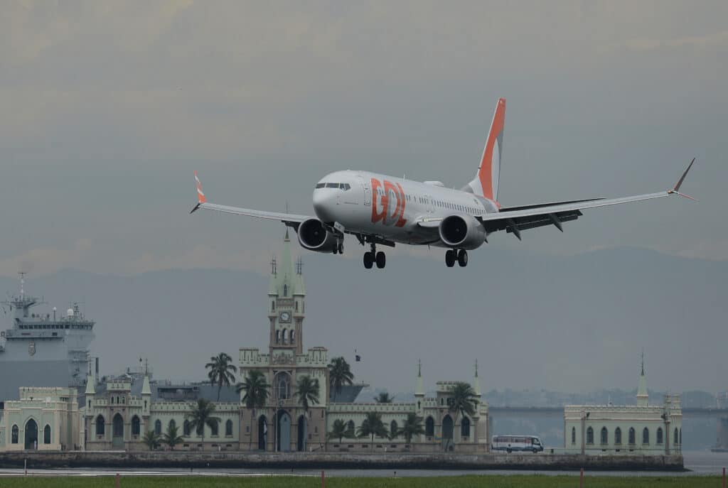 Rio de Janeiro (RJ), Negócios, Aviação- Vôo inaugoral do 737-MAX, pela GOL Linhas Aéreas. Pouso e decolagem no Aeroporto Santos Dumont (SDU). Em 14?02?2021 - matéria de intercâmbio gratuito