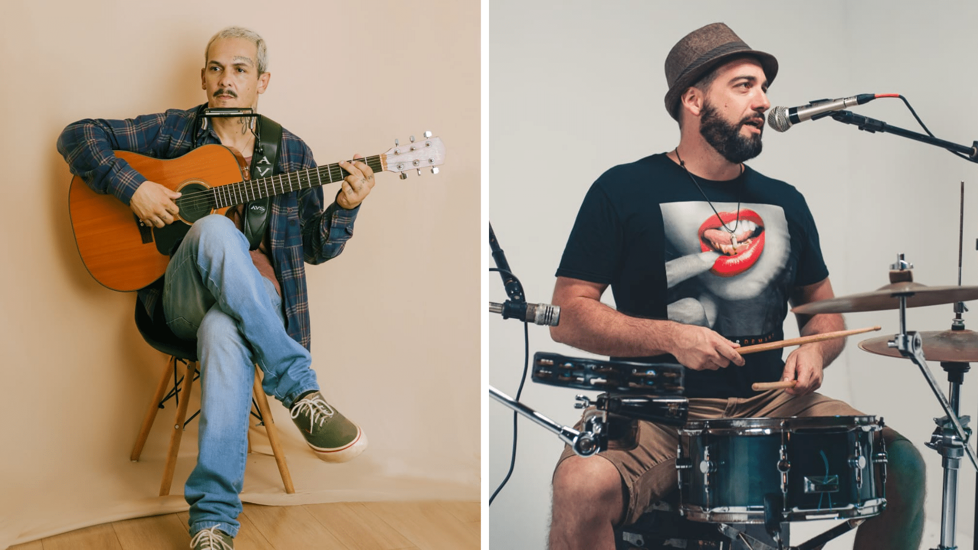 O duo JazzBlends apresenta o melhor do jazz e do blues nesta quarta (11), no Brizz, com entrada gratuita. Foto: Divulgação