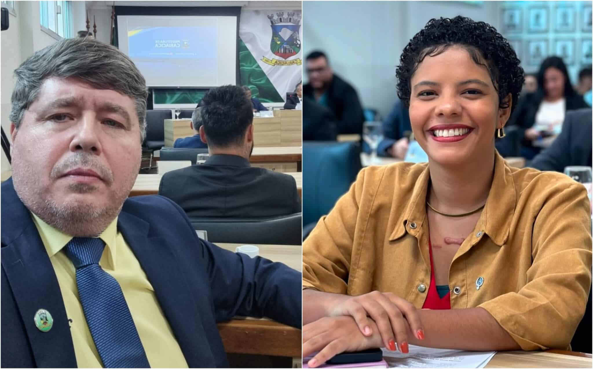Vereadores Sérgio Camilo e Açucena, de Cariacica