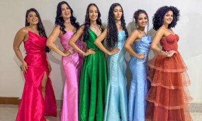 Candidatas que disputaram o título de Miss Universe Colatina 2025 na final realizada no Shopping Moda Brasil
