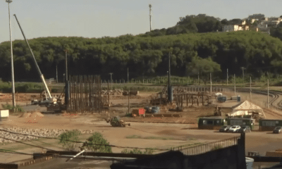 Construção dos tanques de combustível avança a poucos metros de casas e da escola UMEF Macionilia Maurício Bueno, em Vila Velha