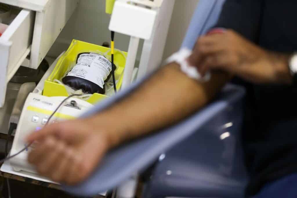Doação de sangue é uma prática voluntária no país. Foto: Marcelo Camargo/Agência Brasil