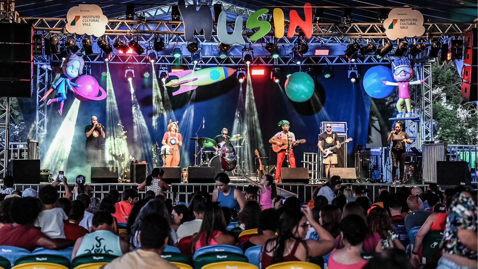 Com música, teatro e brincadeiras, o Festival Musin valoriza a infância e promove experiências inesquecíveis para toda a família. Foto: Divulgação