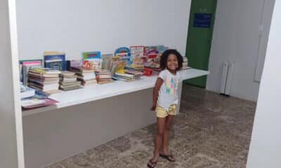 A campanha doe histórias incentiva a leitura e transforma a vida de crianças em situação de vulnerabilidade social no Espírito Santo. Foto: Divulgação/ Shalom