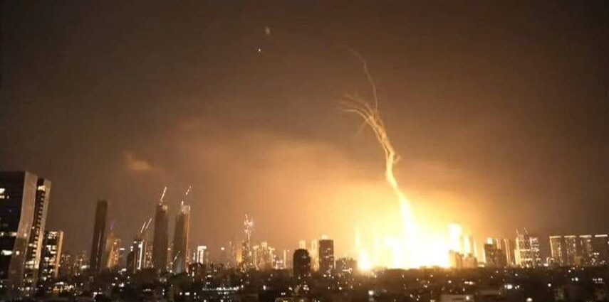 Ataque do Irã foi em resposta aos ataques feitos por Israel. Foto: Reprodução/X/@IRIran_Military