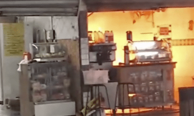 Incêndio atinge lanchonete no Terminal do Transcol