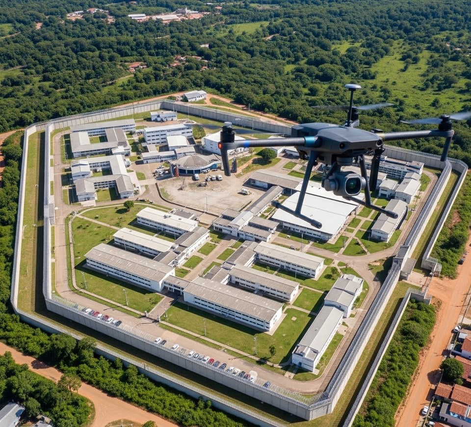 Novos drones adquiridos pelo Governo do ES reforçam a vigilância nas unidades prisionais com tecnologia de ponta e câmeras térmicas