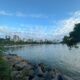 Vista de um dia de sol na orla de Vitória