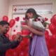 Pedido de casamento marca Dia dos Namorados no Hospital Estadual Dr. Jayme Santos Neves