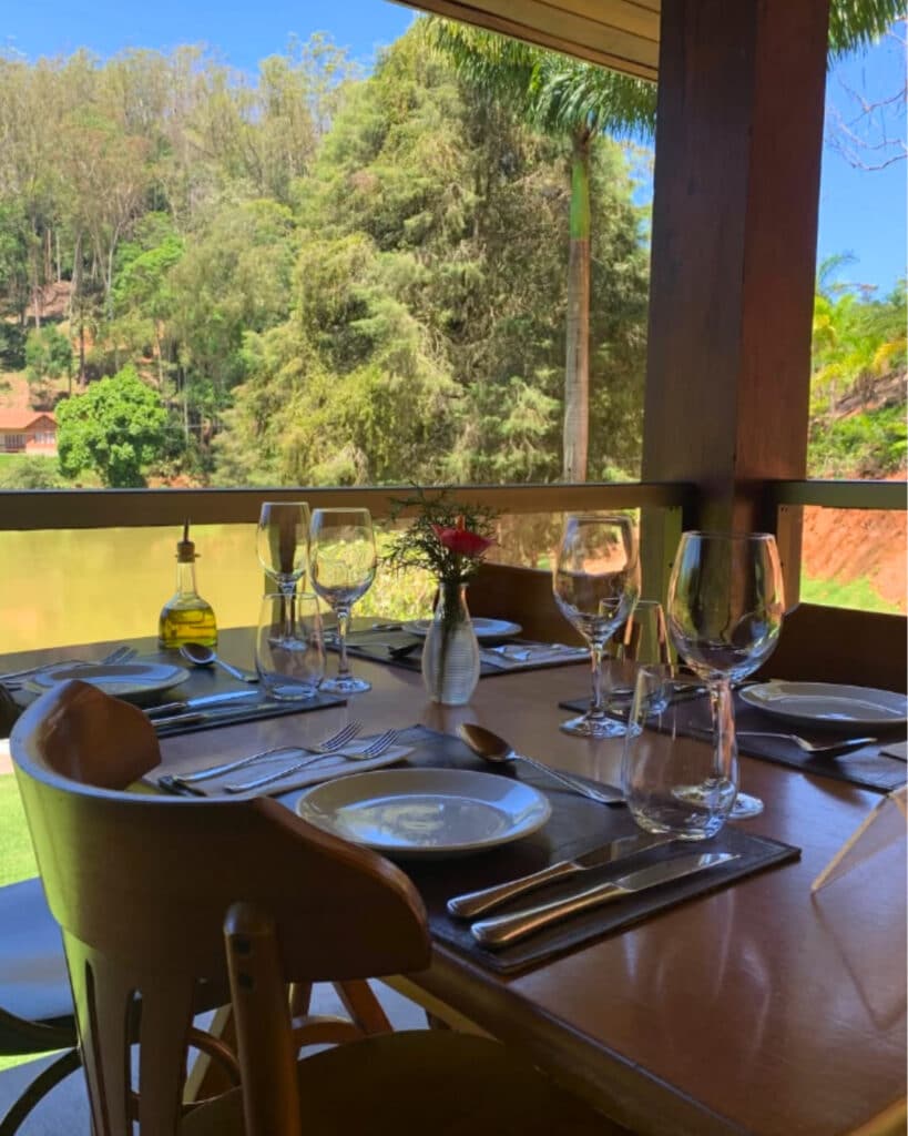 Restaurante Sítio dos Lagos, em Domingos Martins