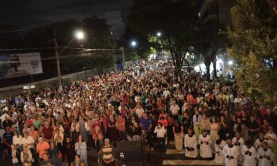 Tapete de Corpus Christis da Paróquia São Francisco, em Vitória