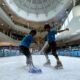 Pista de patinação ficará no Shopping Praia da Costa até o fim de agosto. Foto: Divulgação