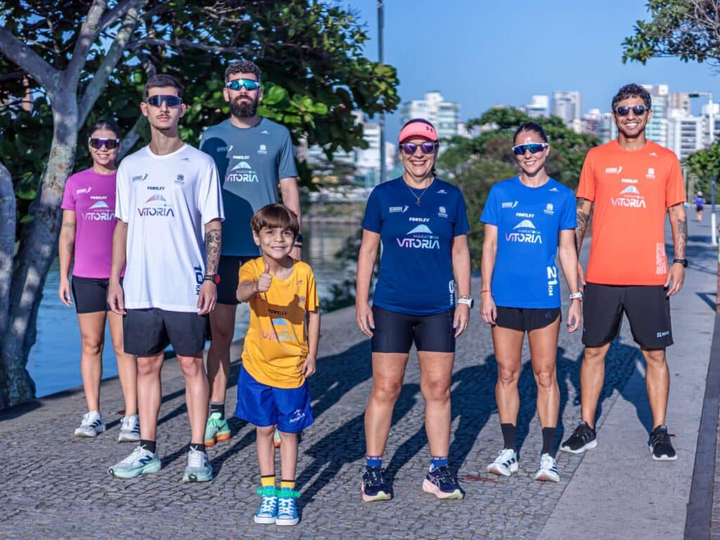 As cores das camisas da Maratona de Vitória 2025 representam cada percurso