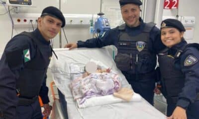 Bebê de 37 dias é salva por guarda em Cariacica