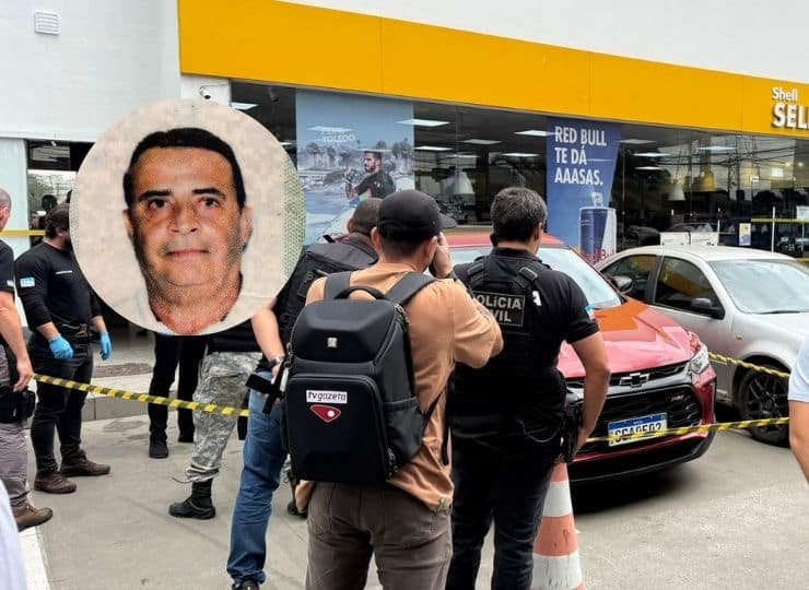 Carlos José Pereira foi encontrado morto dentro do carro no posto próximo à Ponte da Passagem, em Vitória