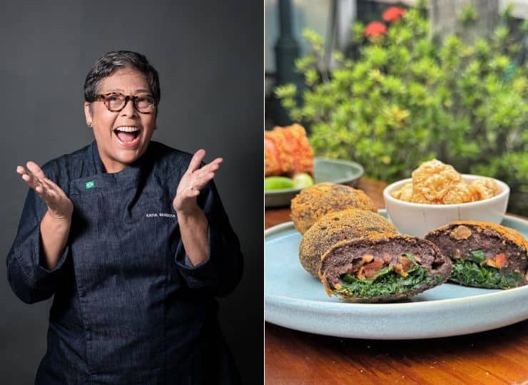 Chef Kátia Barbosa, a criadora do Bolinho de Feijoada