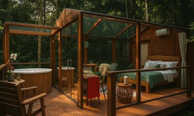 Imersa na Mata Atlântica, a Casa de Vidro combina conforto e natureza