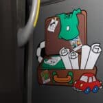 Interior do ônibus temático traz decoração com os personagens e itens do universo da Turma da Mônica, reforçando a proposta lúdica da ação