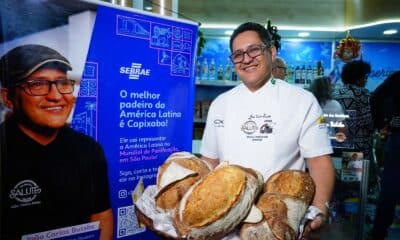 João Carlos Butske na Padaria Salute, em Nova Venécia, onde desenvolve receitas artesanais com ingredientes capixabas e técnicas internacionais