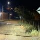 Local onde o morador instalou, sem autorização, o quebra-molas que causou o acidente com um motociclista em Córrego dos Monos, em Cachoeiro de Itapemirim
