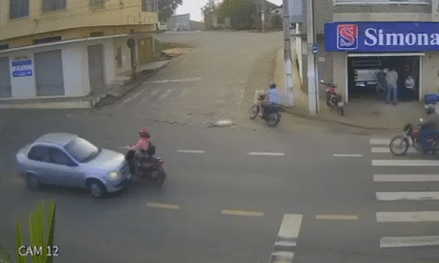 Motorista invade contramão e atinge motociclista em São Gabriel da Palha