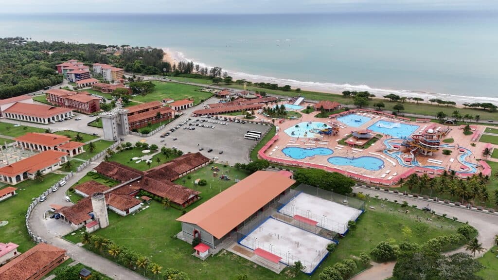 Parque Aquático Sesc de Praia Formosa, em Aracruz
