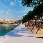 Projeção da nova Orla de Andorinhas, em Vitória