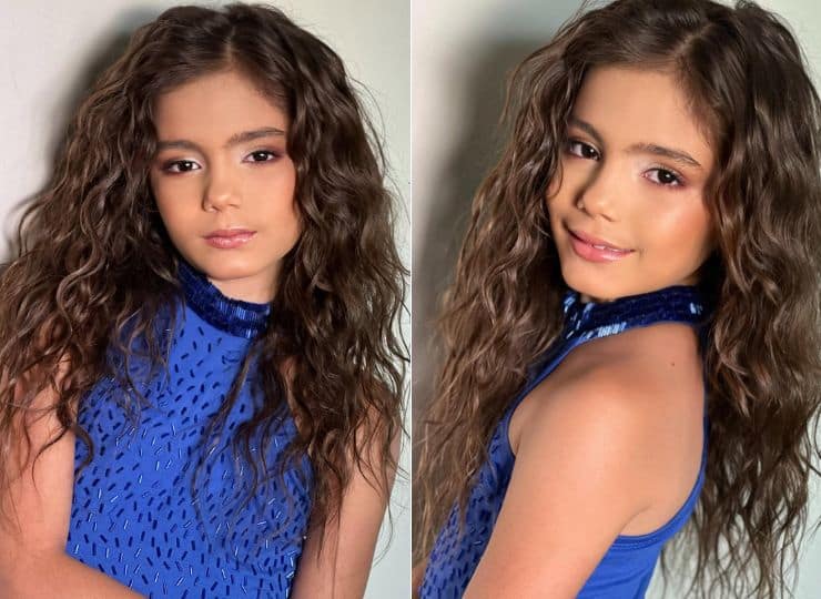 Sarah Kemeicik, de 9 anos, tenta arrecadar recursos para representar o Brasil em concurso internacional de beleza infantil.