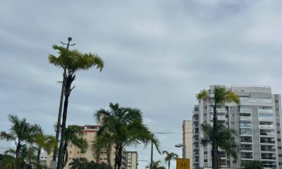 Tempo nublado e frio em Vitória