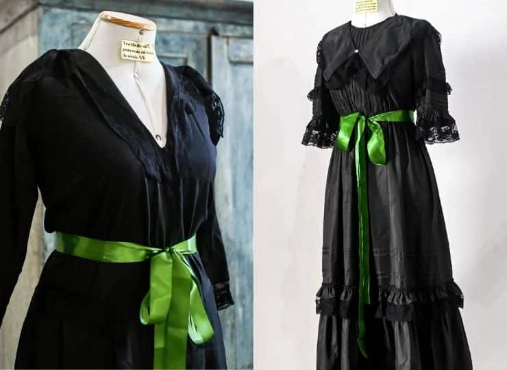 Vestido de noiva preto é tradição pomerana