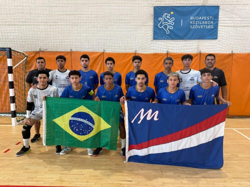 A equipe de futsal do Mundo Moderno vai representar o Brasil em competição internacional. Foto: Divulgação