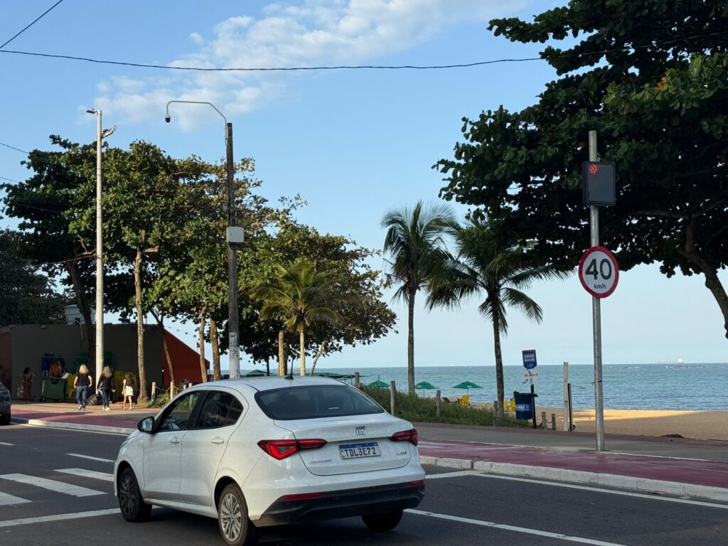 Ao todo, serão seis novos radares em avenidas de Vila Velha. Entre eles, na orla de Itaparica. Foto: Josué de Oliveira